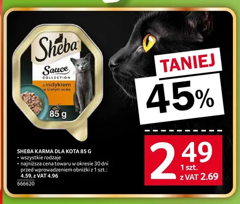Karma dla kota Sheba 85 g promocja w Selgros