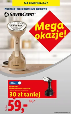 Parownica do ubrań Silvercrest promocja