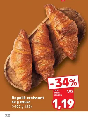 Rogalik croissant promocja w Kaufland