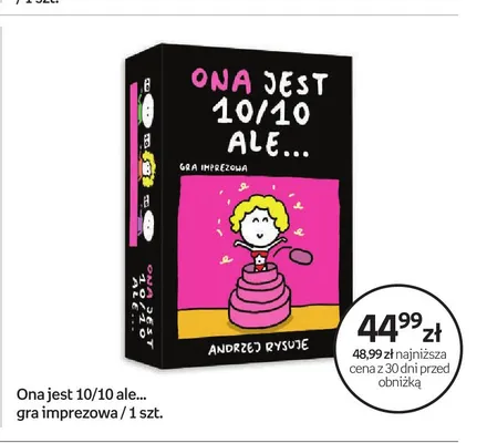 Gra imprezowa Ona jest 10/10 ale... promocja w Empik