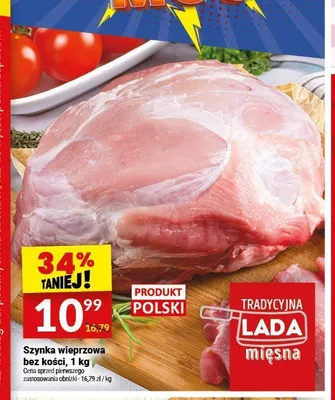 Szynka wieprzowa bez kości promocja w Twój Market