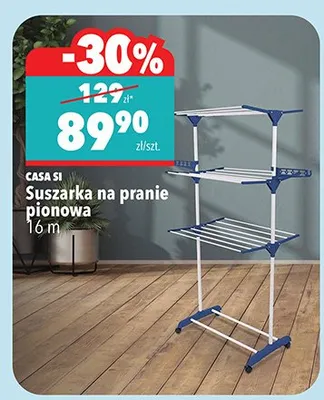 Suszarka na pranie pionowa 10 m Casa Si promocja w Biedronka