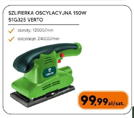 Szlifierka oscylacyjna Verto 150W promocja w HIPPER.pl
