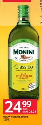 Oliwa z oliwek Classico Monini promocja w Selgros