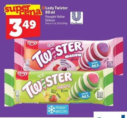 Lody Twister Pineapple promocja w TOPAZ
