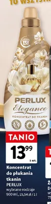 Koncentrat do płukania tkanin Perlux Elegance promocja w Intermarche
