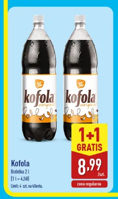 Napój gazowany Kofola Original promocja w Aldi