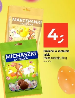 Cukierki w kształcie jajek różne rodzaje promocja w Dealz