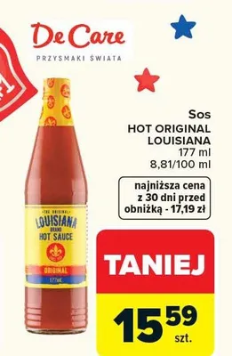 Sos Hot Original Louisiana promocja w Carrefour Market