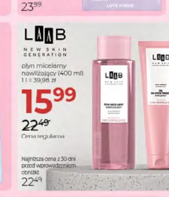 Płyn micelarny nawilżający New Skin Generation Laob promocja w Drogerie Jawa