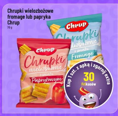 Chrupki wielozbożowe fromage lub papryka promocja w POLOmarket