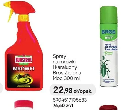 Spray na mrówki i karaluchy Zielona Moc 300 ml promocja w Castorama