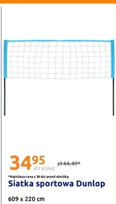 Siatka sportowa Dunlop promocja w Action