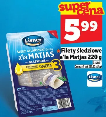 Filety śledziowe a'la Matjas promocja w TOPAZ
