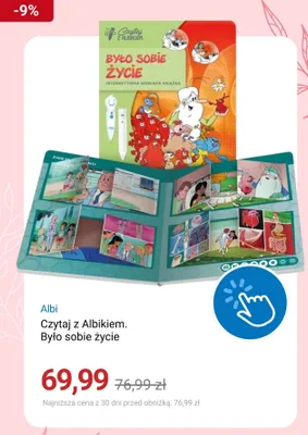 Książka interaktywna Albi Czytaj z Albikiem. Było sobie życie promocja w Smyk