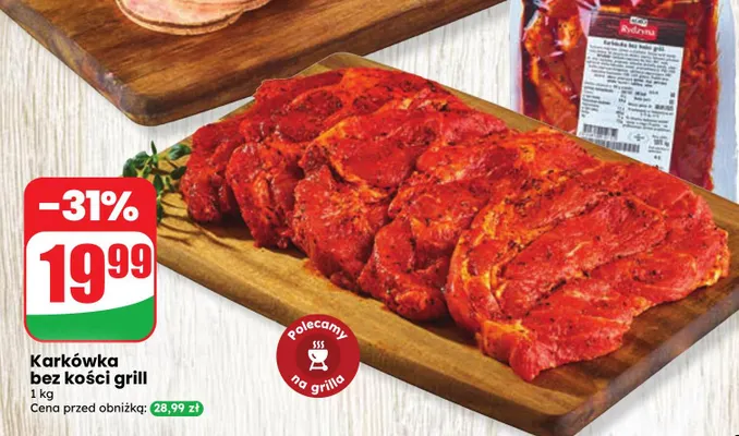 Karkówka bez kości grill Agro Rydzyna promocja w Dino
