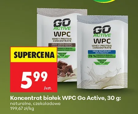 Koncentrat białek WPC naturalne promocja w Biedronka