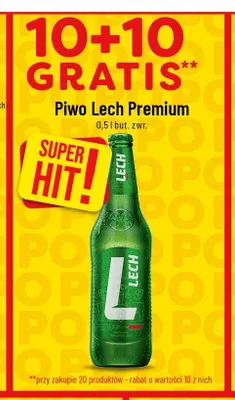 Piwo Lech Premium promocja w POLOmarket
