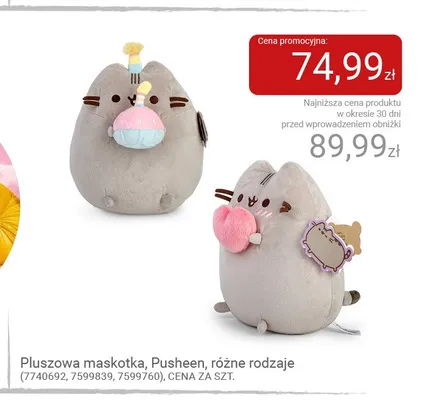 Pluszowa maskotka Pusheen promocja w Smyk