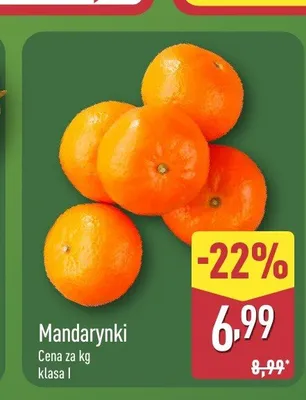 Mandarynki promocja w Aldi