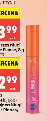 Tusz do rzęs Niuqi Summer Please promocja w Biedronka