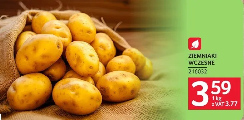 Ziemniaki wczesne promocja w Selgros