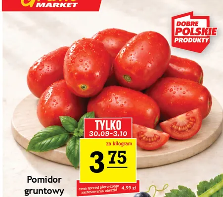 Pomidory gruntowe promocja w Gram Market