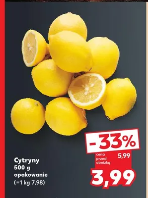Cytryny promocja w Kaufland