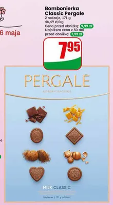 Bombonierka Classic Pergale Milk 171g promocja w Dino