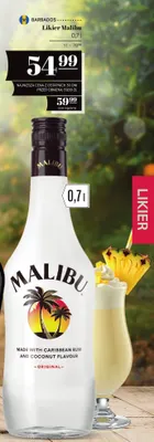 Likier Malibu promocja w POLOmarket