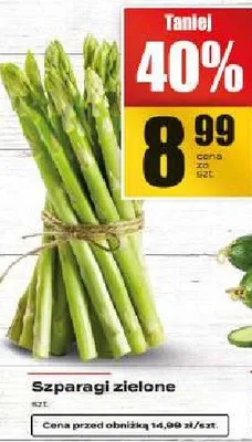 Szparagi zielone promocja w Supeco