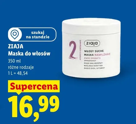 Maska do włosów promocja w Lidl