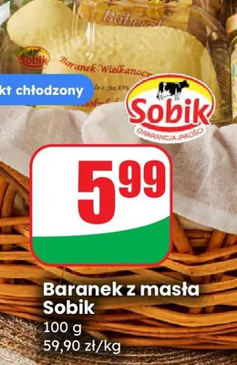 Baranek z masła promocja w Dino