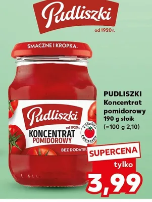 Koncentrat pomidorowy promocja w Kaufland