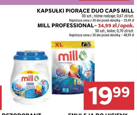 Kapsułki piorące Duo Caps Mill promocja w Stokrotka