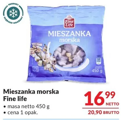 Mieszanka morska Fine life promocja w Makro
