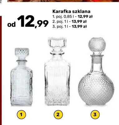 Karafka szklana promocja w Bricomarche