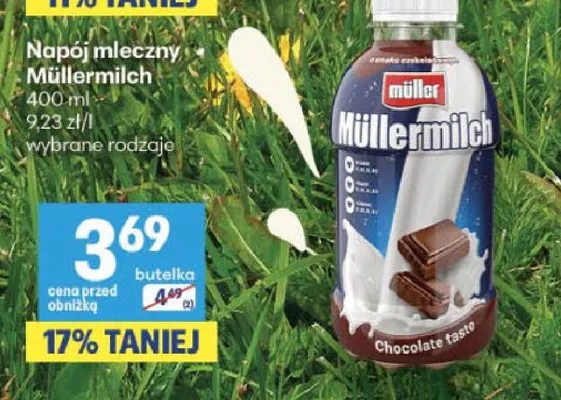 Napój mleczny Müllermilch promocja w Delikatesy Centrum