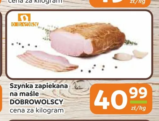 Szynka zapiekana na maśle Dobrowolscy promocja w Społem Częstochowa