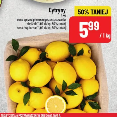 Cytryny promocja w POLOmarket