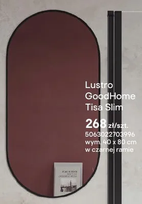 Lustro GoodHome Tisa Slim promocja w Castorama