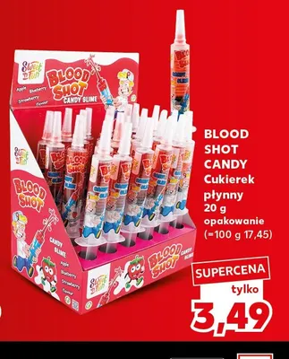 Cukierek płynny Blood Shot Candy promocja w Kaufland