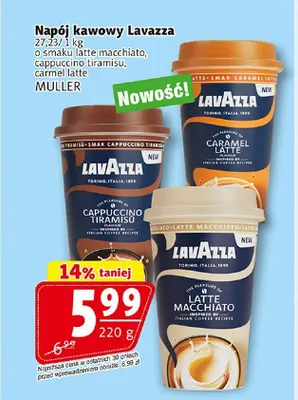 Napój kawowy Lavazza o smaku latte macchiato promocja w Prim Market