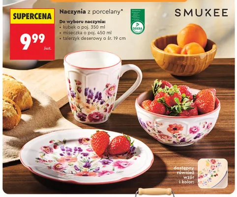 Kubek z porcelany Smukee promocja w Biedronka