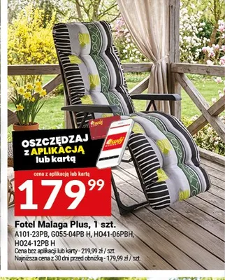 Fotel Malaga Plus promocja w Twój Market