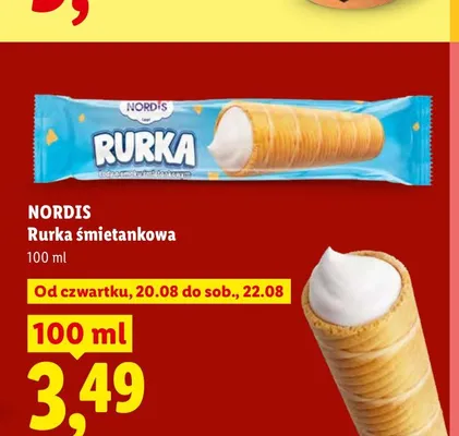 Rurka śmietankowa Nordis promocja w Lidl