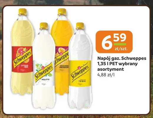 Napój gazowany Schweppes Tonic promocja w Gama