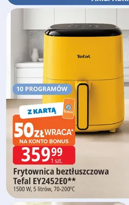 Frytownica beztłuszczowa Tefal EY2452E0 promocja w Leclerc