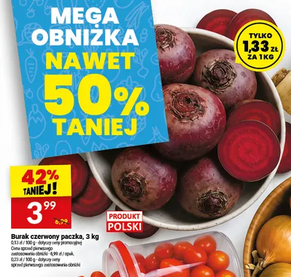 Buraki czerwone paczka promocja w Twój Market