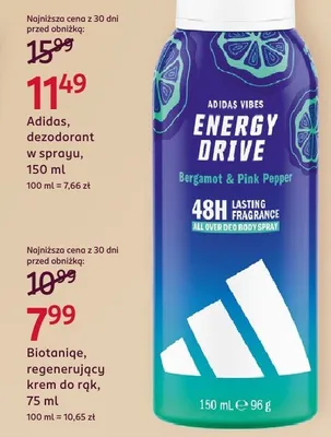 Dezodorant w sprayu promocja w Rossmann